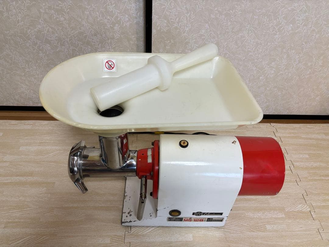 電動ミートチョッパー　業務用　MS-127B 株式会社なんつね