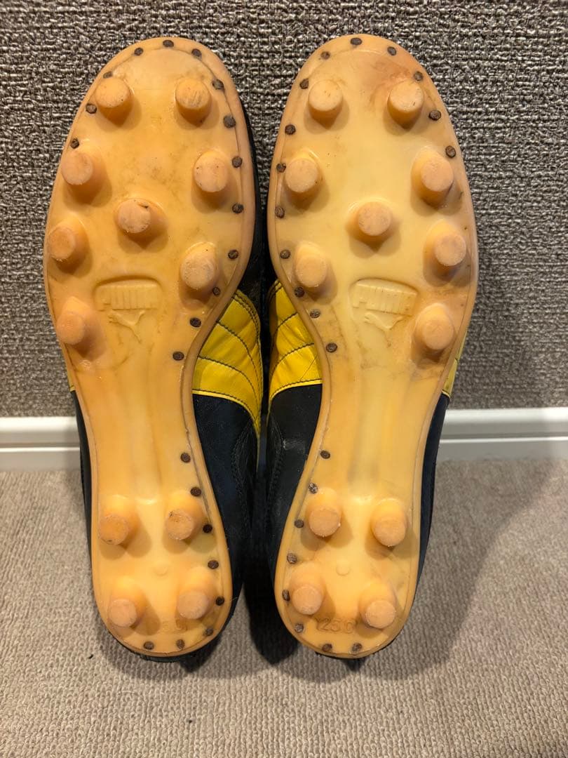【中古】PUMA パラメヒコ ブラック×イエロー