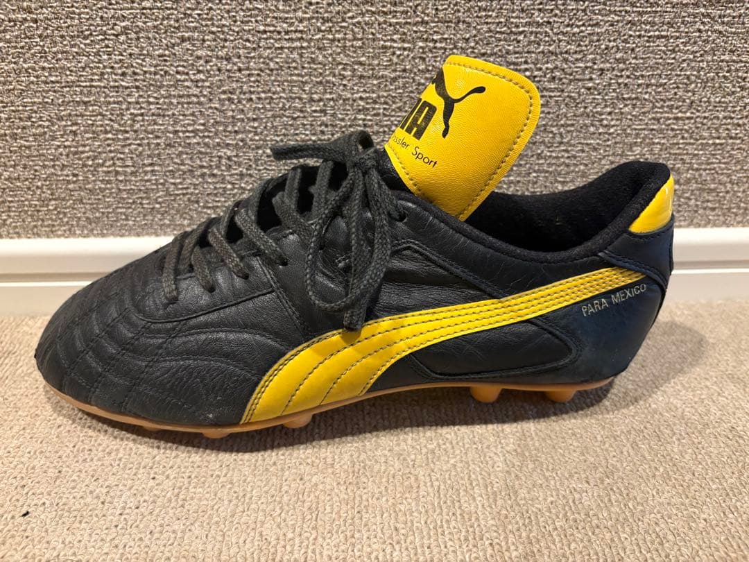 【中古】PUMA パラメヒコ ブラック×イエロー