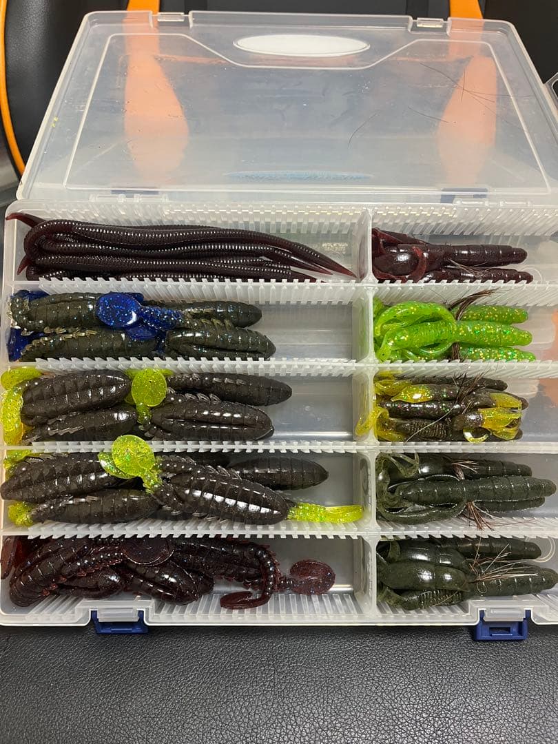 Super Bait ソフトルアー 収納ボックス 5個セット