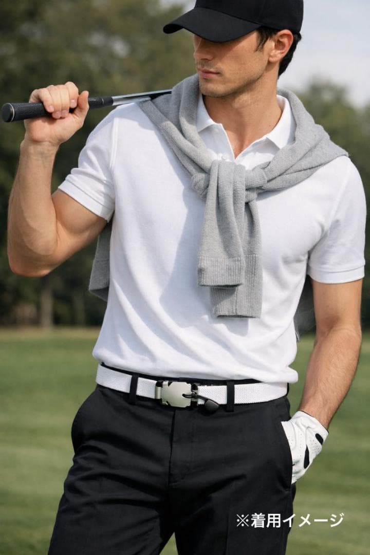 Callaway ゴルフベルト メッシュ マグネットバックル Dカン付