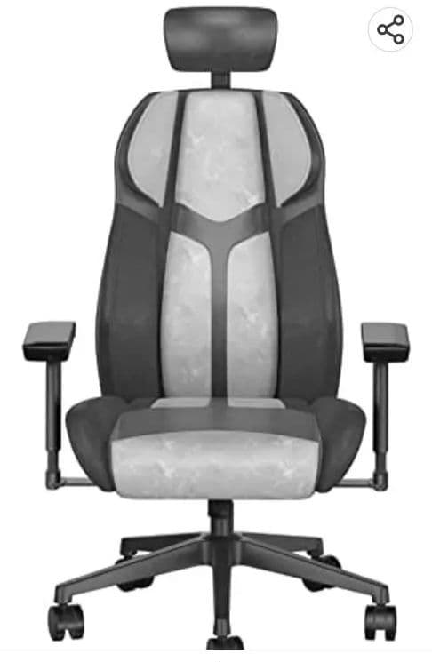 1台限り最終価格ゲーミングチェアデスクチェア　ドイツデザイン　ハイバックグレー