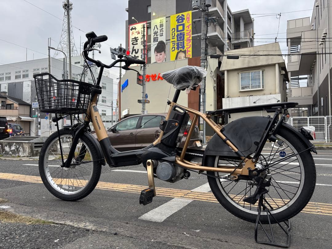062中古Panasonic電動アシスト自転車　8.9Ah4点灯　大阪
