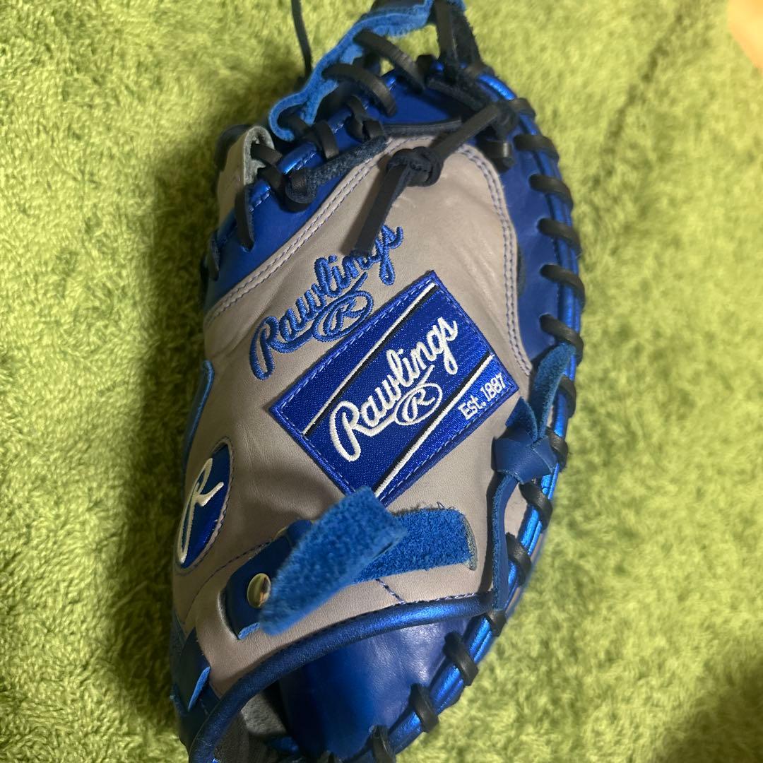 Rawlings RBG 軟式グローブ 青/グレー