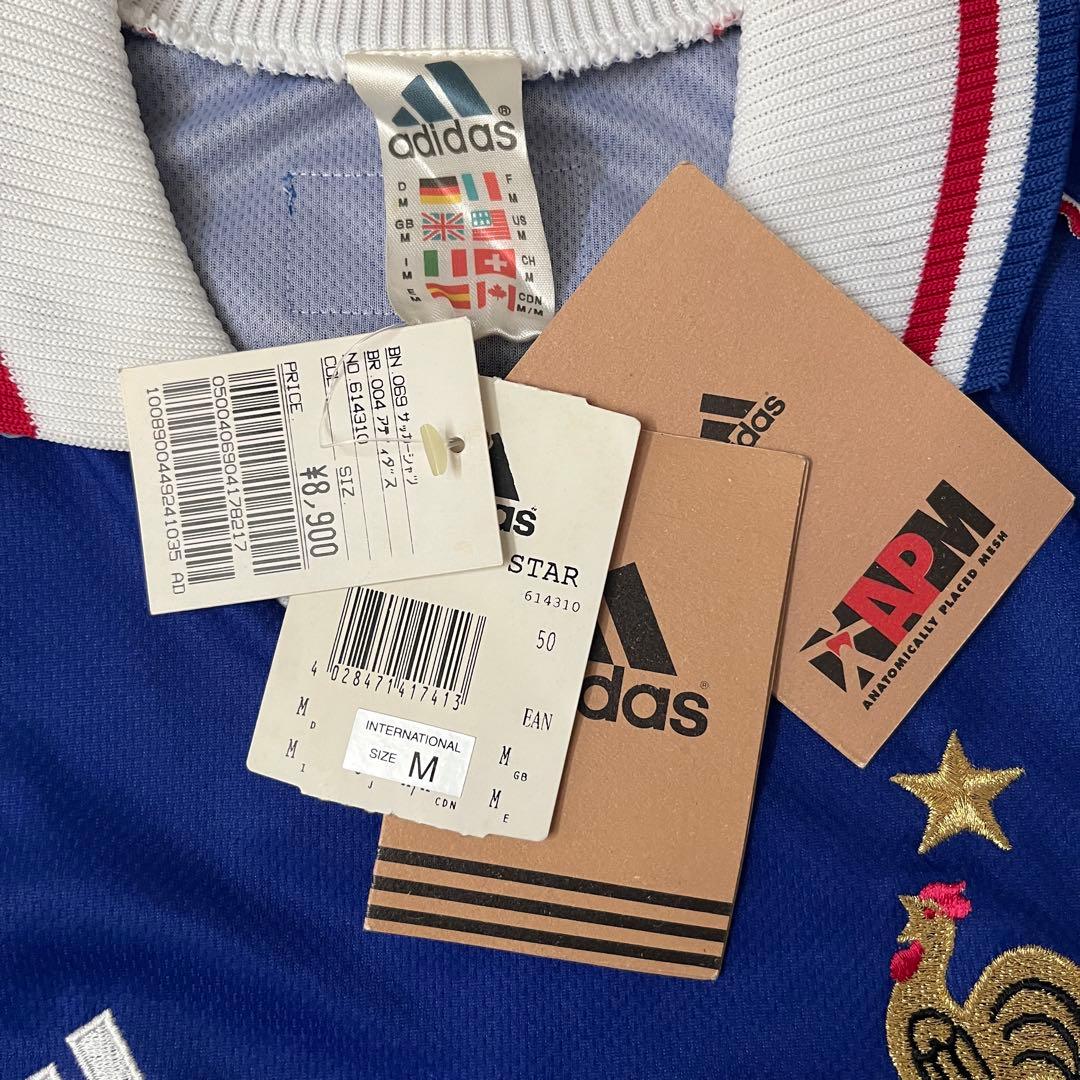 1998 フランス代表　ジダン　ホームユニフォー　BNWT