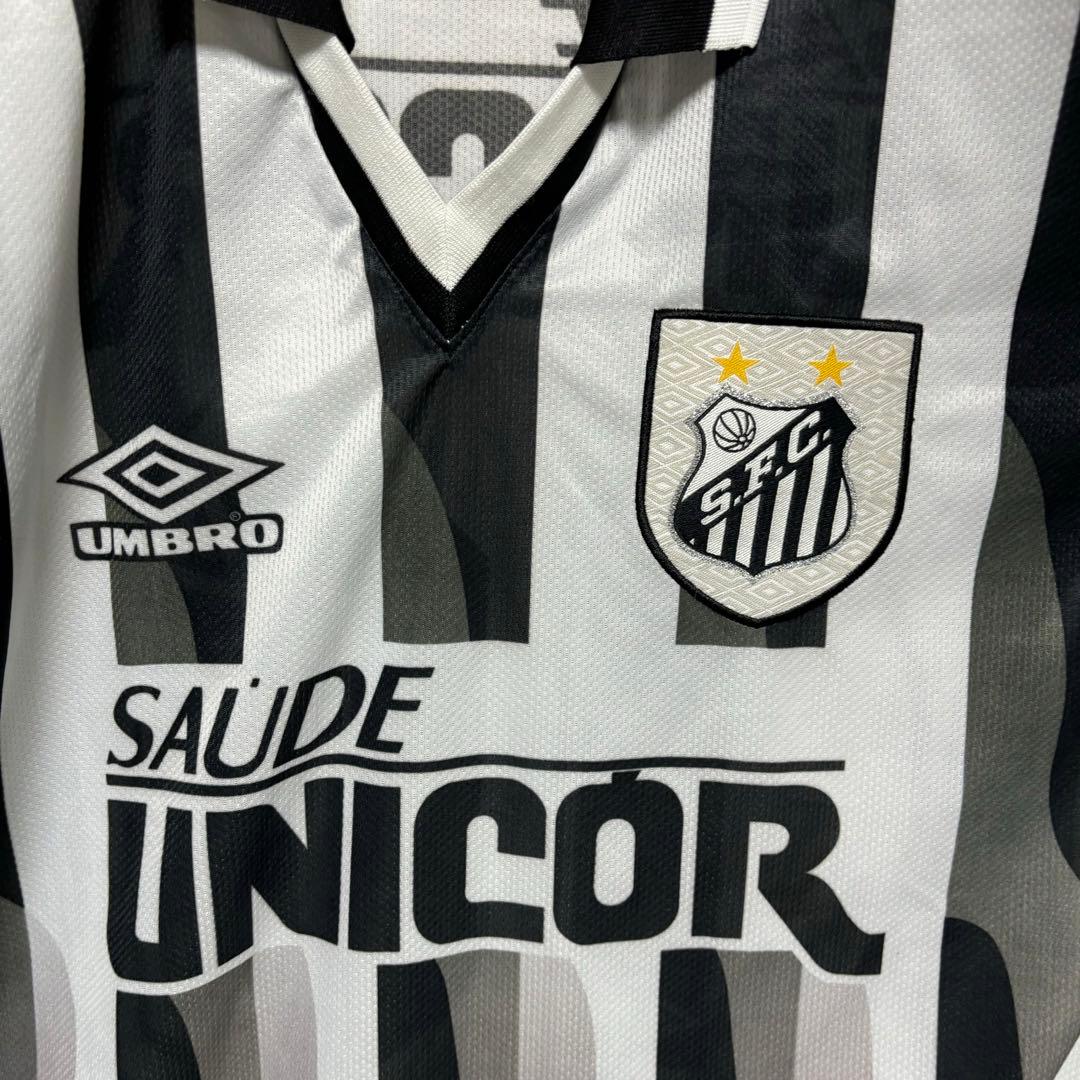UMBRO アンブロ サントスFC Santosユニフォームゲームシャツ白黒G
