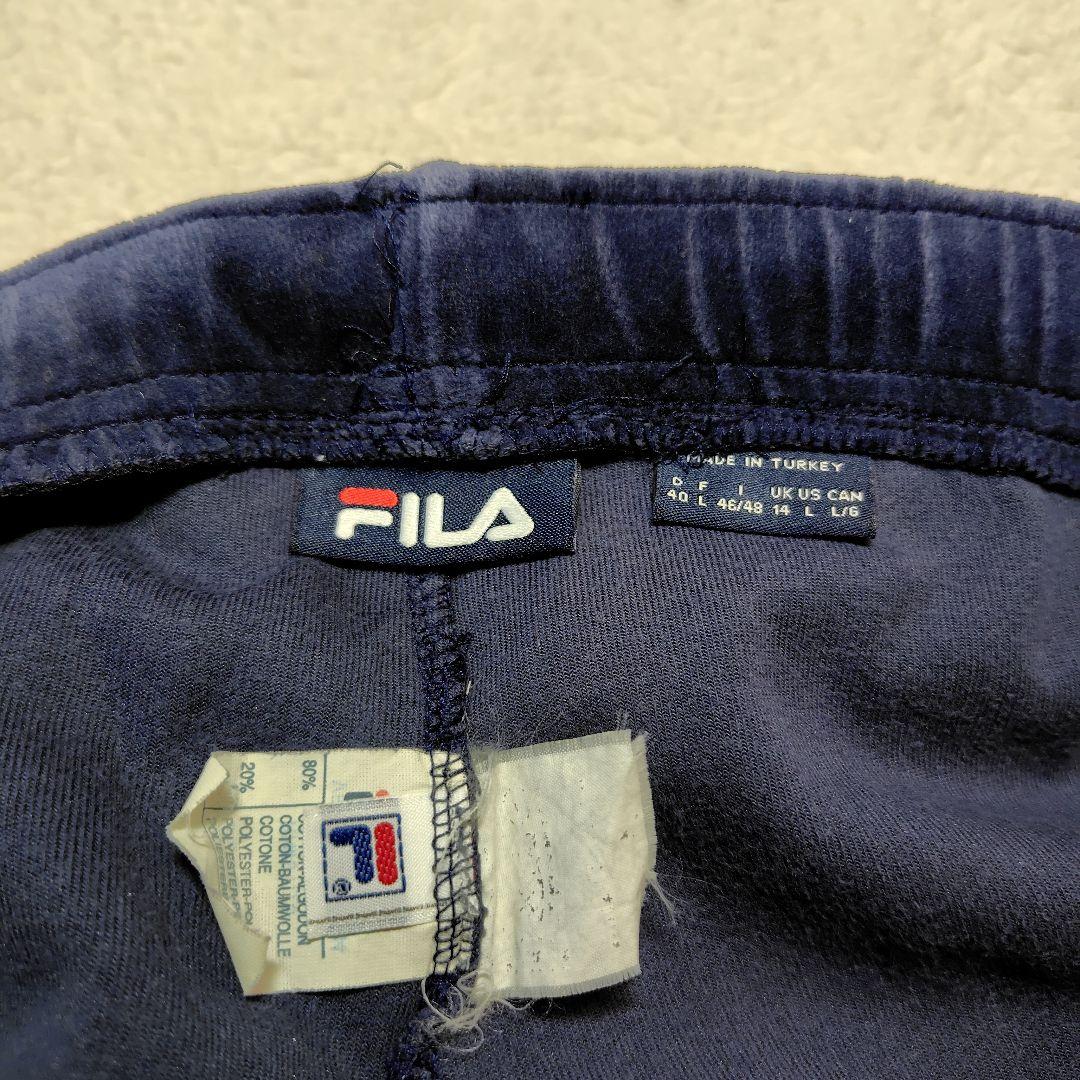 FILA フィラ セットアップ ベロア 刺繍ロゴ 00s y2k