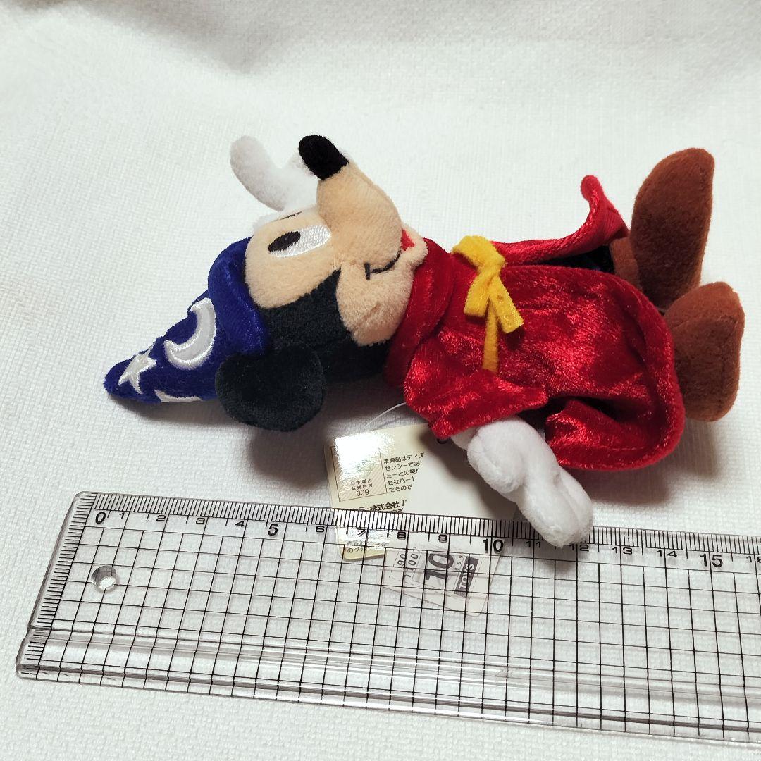 激レア　希少　ミッキーマウス　ファンタジア/立ち　 ぬいぐるみ　 魔法使い