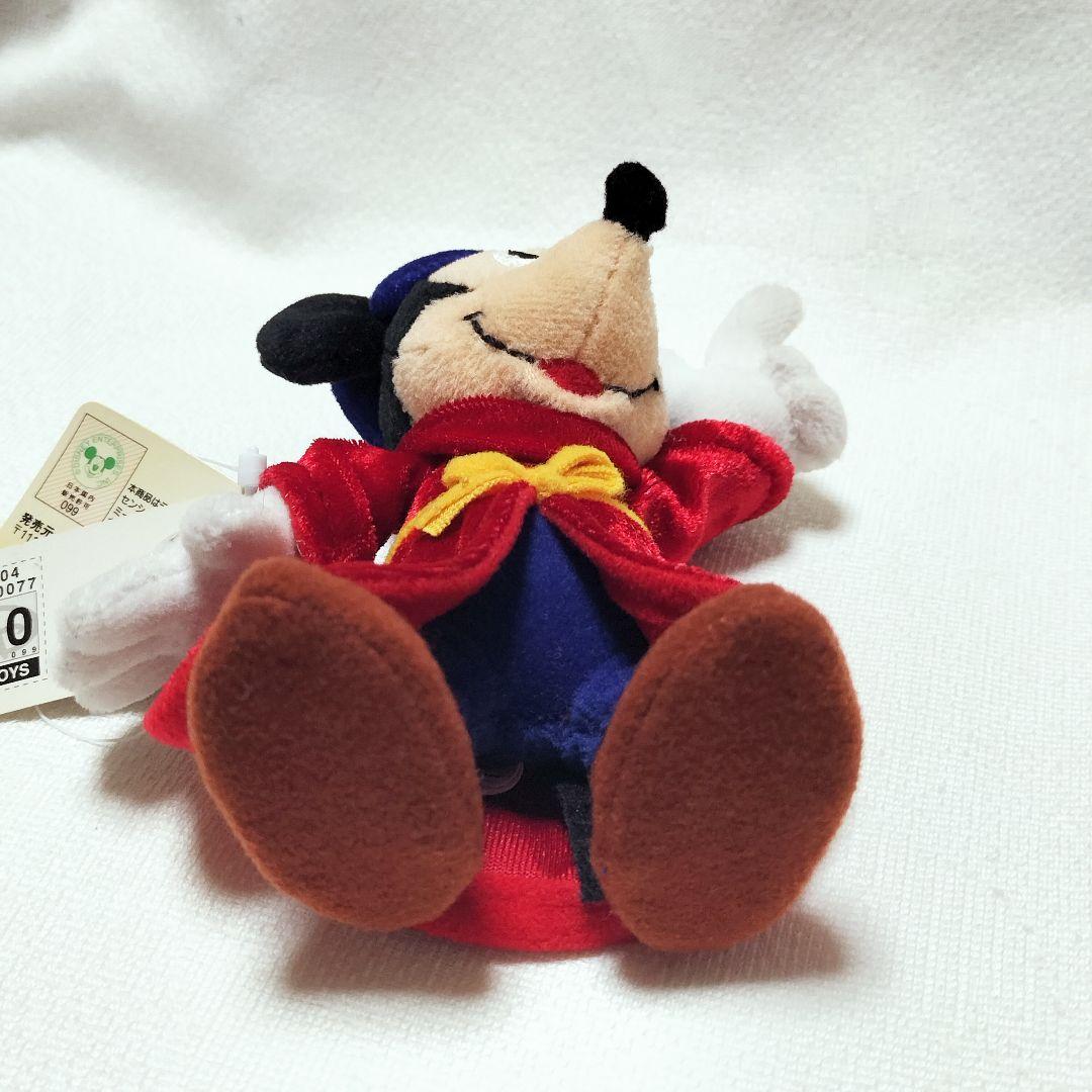 激レア　希少　ミッキーマウス　ファンタジア/立ち　 ぬいぐるみ　 魔法使い