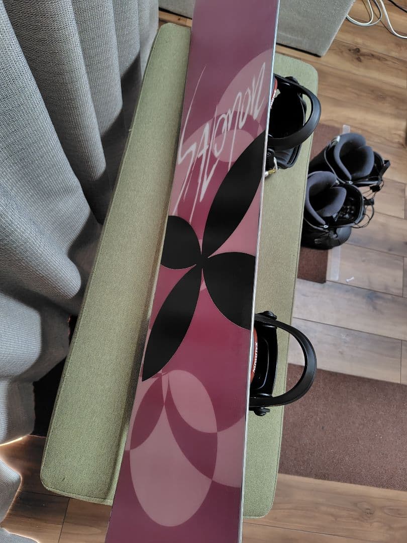 使用頻度少　SALOMON　スノボセット　MAIDEN 147 ブーツ24.5
