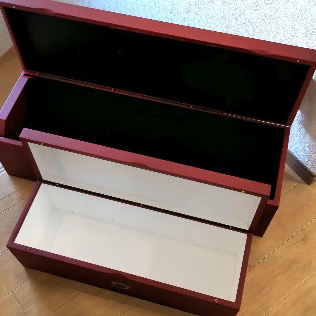 ワイン木箱　ボランジェ　2箱セット　希少　赤　インテリア収納BOX　DIY