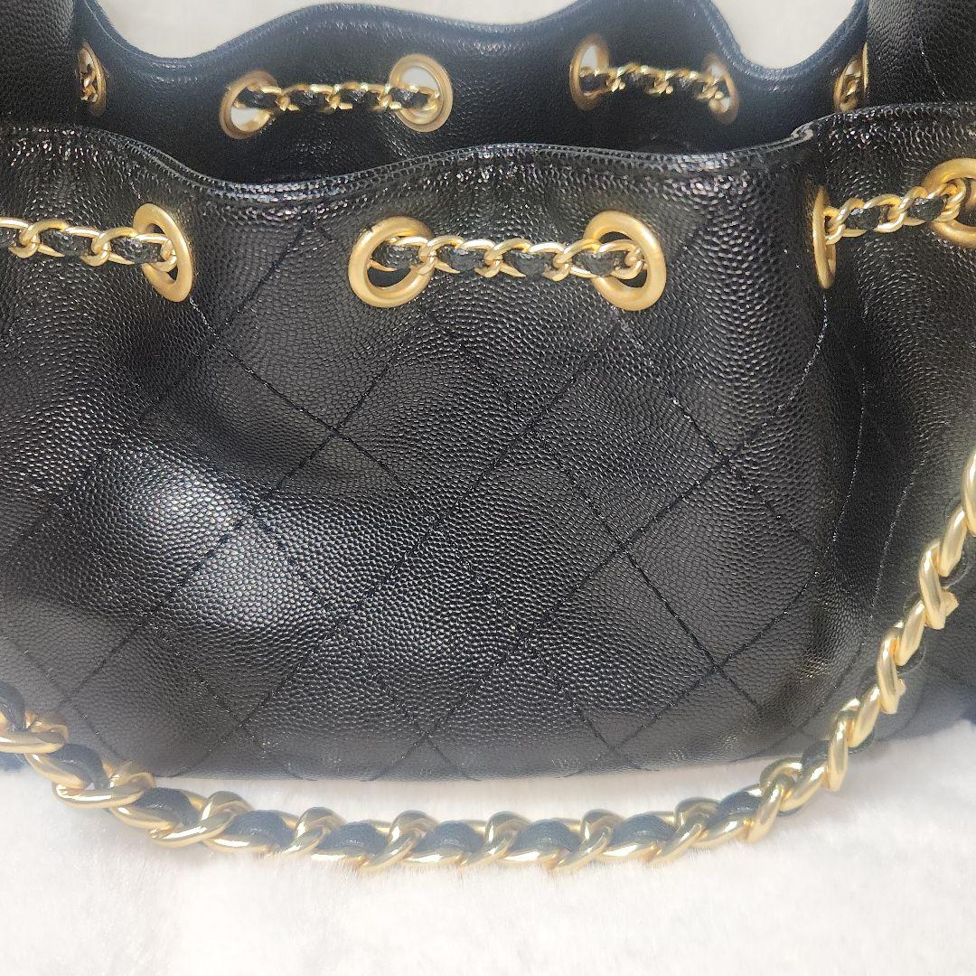 ミニサイズ　CHANEL ブラック キルティングバッグ　ノベルティ