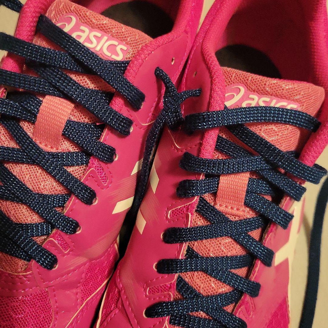 大幅お値下げ‼️【極美品】asicsエフォート　 スパイクシューズ　桃29センチ