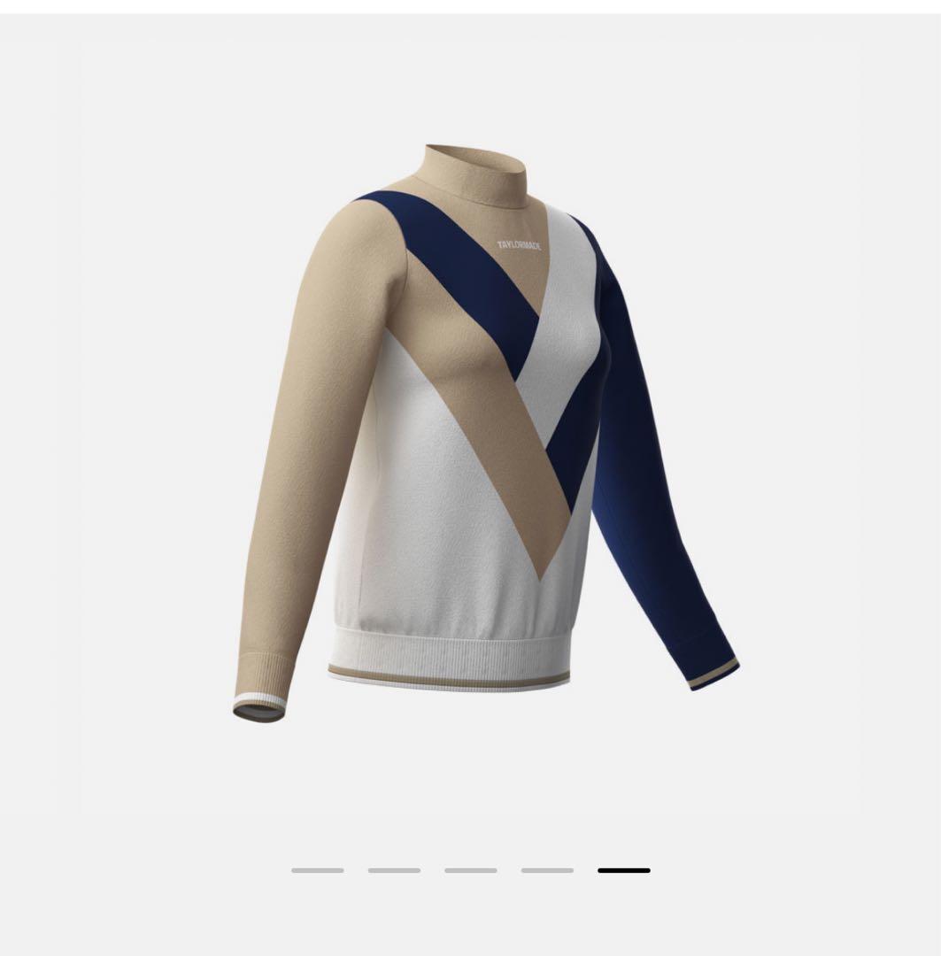 【Taylormade】カラーブロックモックセーター（未使用に近い）