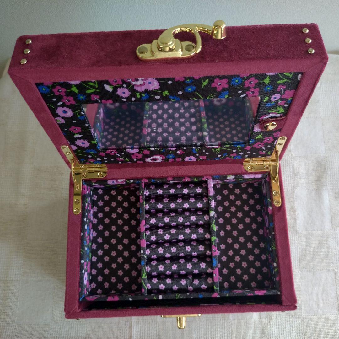 ANNA SUI　Francfranc　ジュエリーボックスS　ダークレッド