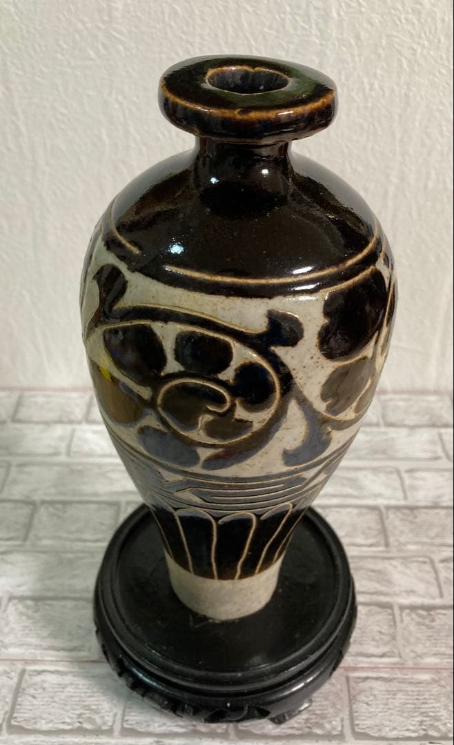 磁州窯 中国陶芸 花瓶
