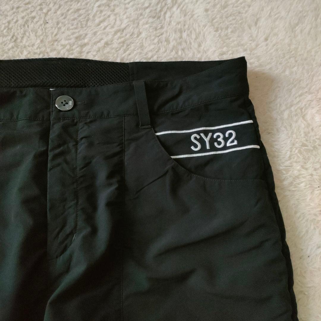 【美品】SY32 by SWEET YEARS ゴルフパンツブラック XL