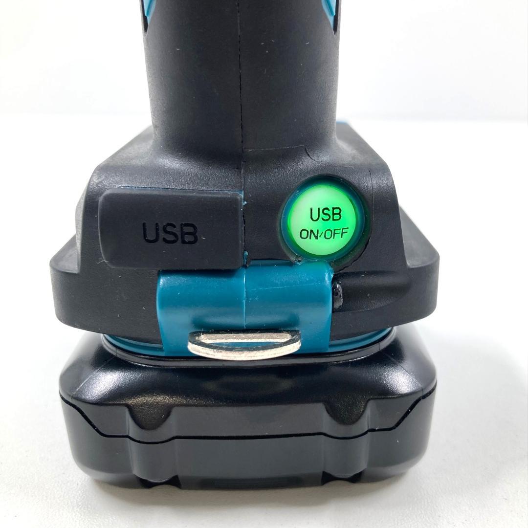 Makita マキタ　充電式LEDワークライト ML104﻿　ブルー　稼働