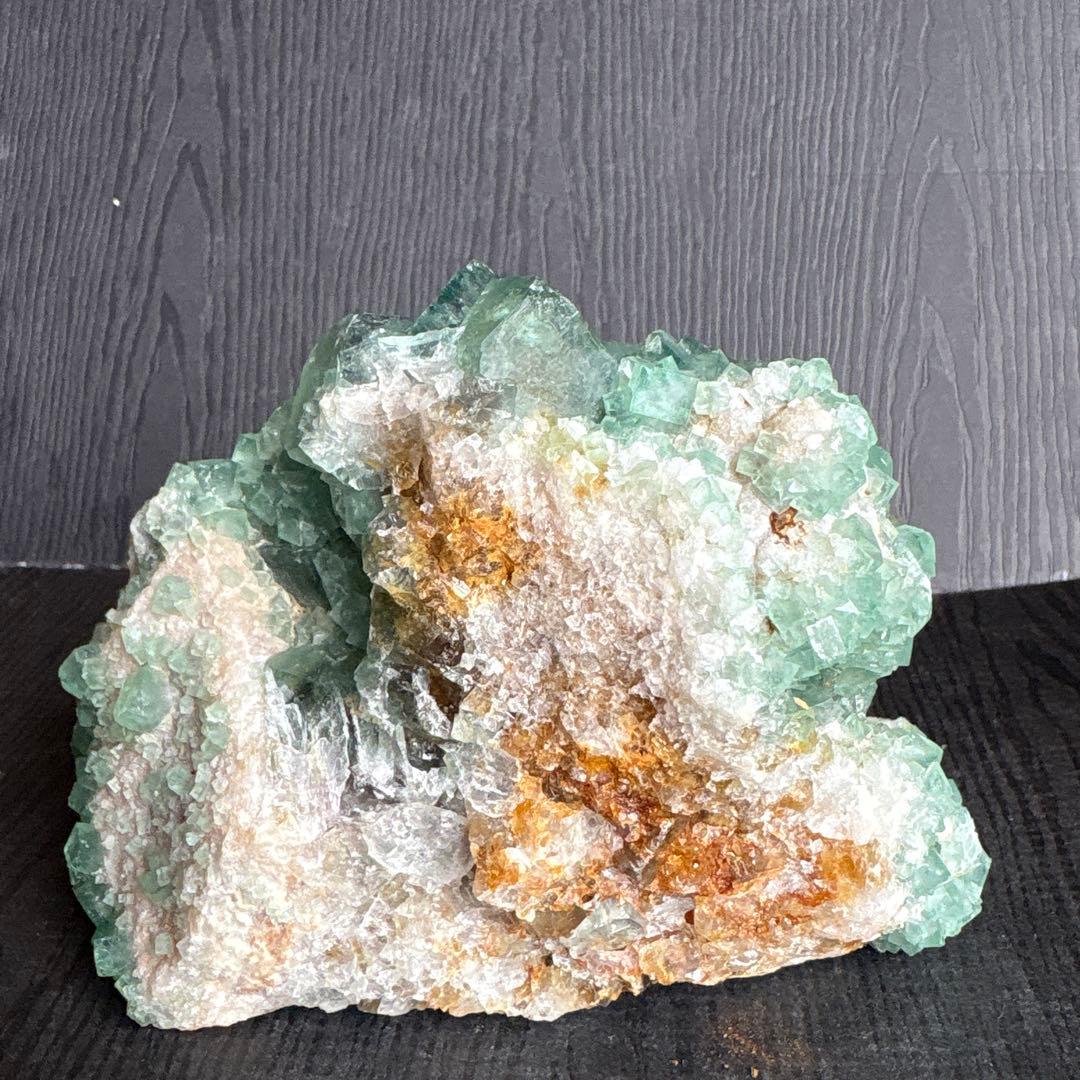 ❤️レア　綺麗　940g グリーン　フローライト　逸品　蛍石　トーン　クラスター