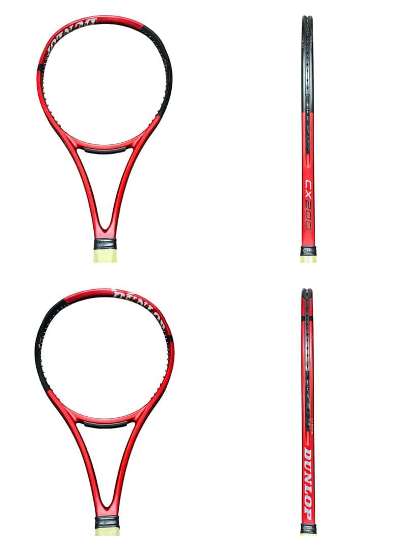 美品 DUNLOP CX200 テニスラケット3本セット