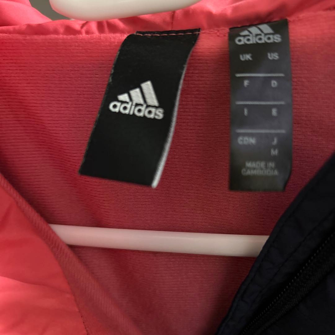 ADIDAS ウォームアップウェア セットアップ ネイビー・ピンク