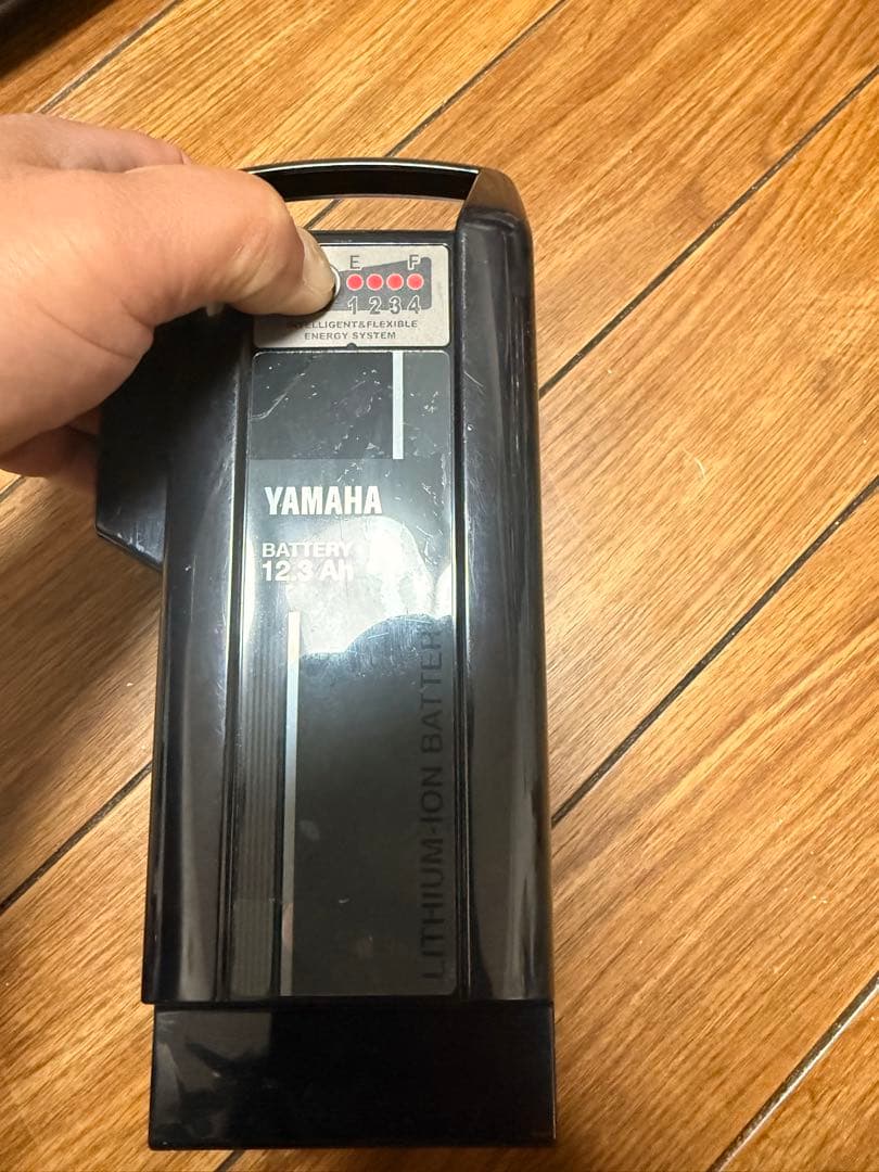 YAMAHA リチウムイオンバッテリー ヤマハPAS専用 12.3ahブラック