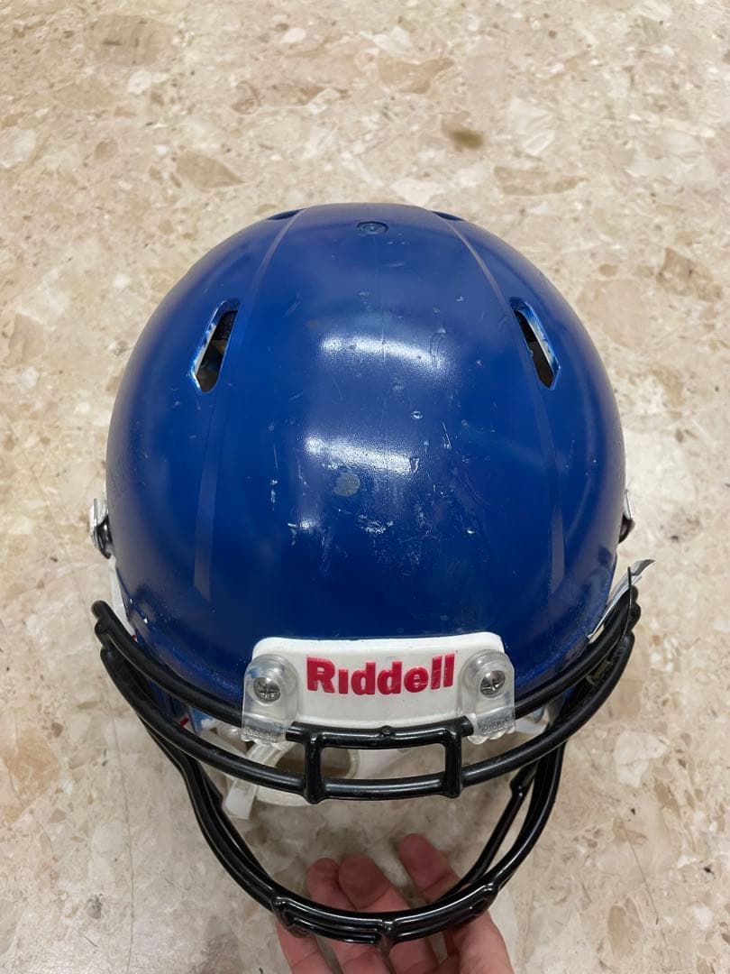 Riddell アメリカンフットボールヘルメット 青