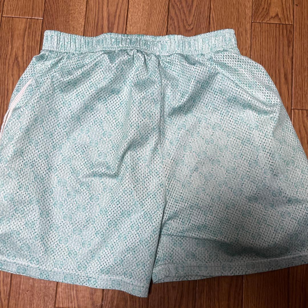 E.C. メッシュ バスケットボールパンツ XL 水色