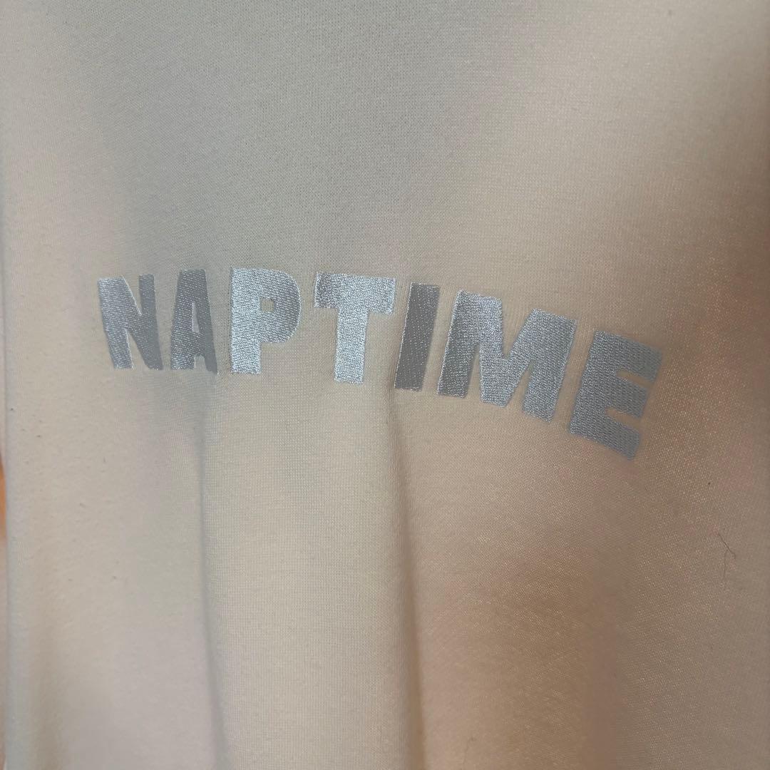 アイドル Naptime SWEATPARKA-White