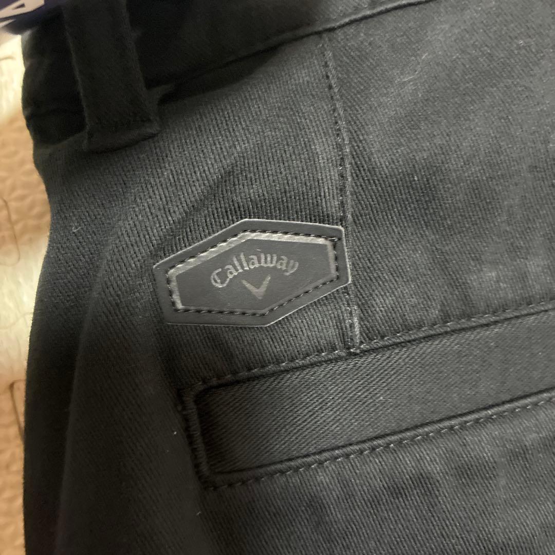 Callaway ゴルフパンツ Ｌブラック ウエスト伸縮 撥水 新品タグ付き