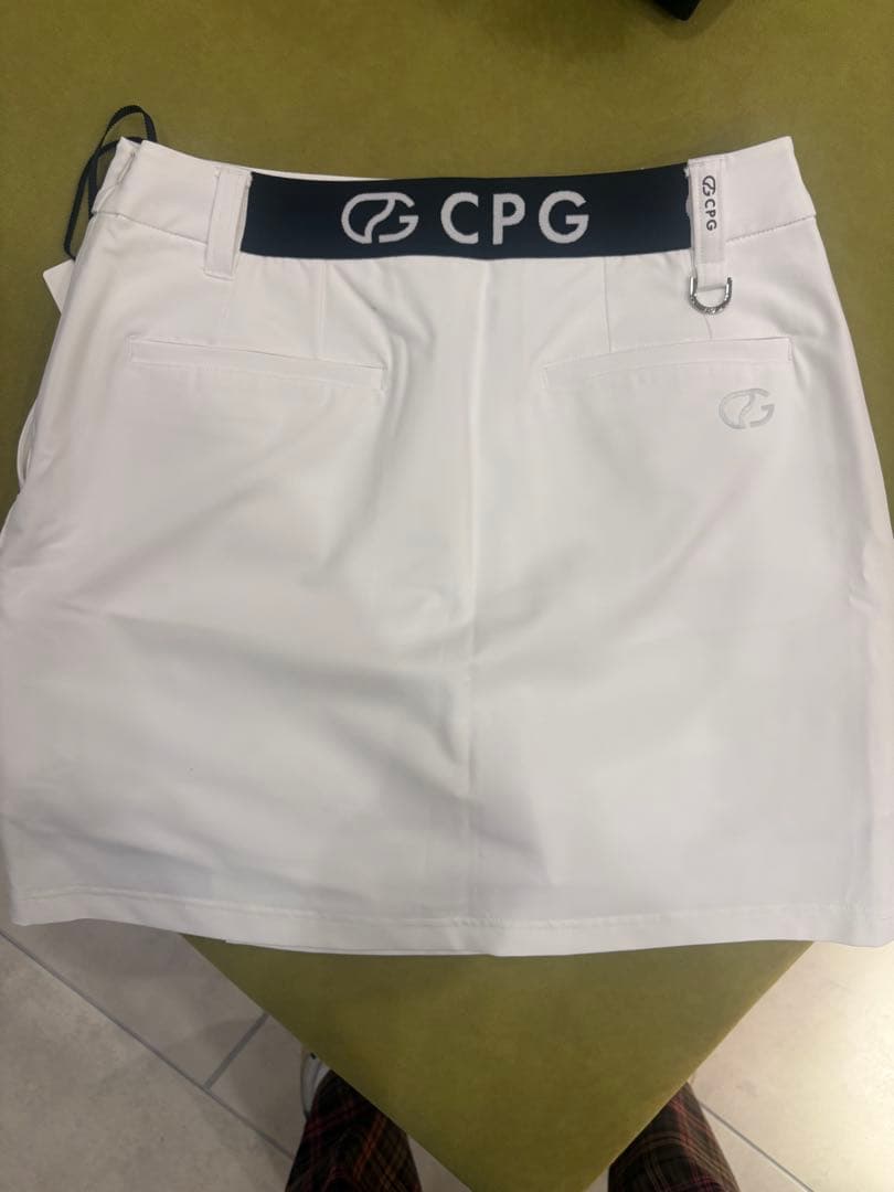 CPG レディース ゴルフスカート ホワイト サイズ3