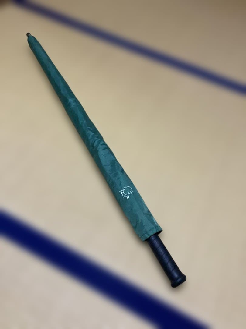 Masters ゴルフ用傘 大型緑白ストライプ