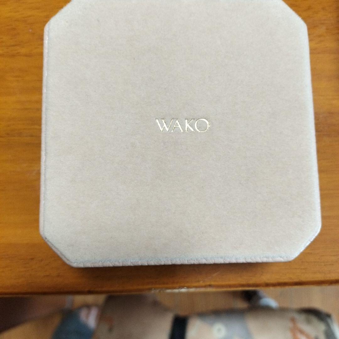 銀座和光 WAKO アクセサリーボックス ピンク×シャンパンゴールド