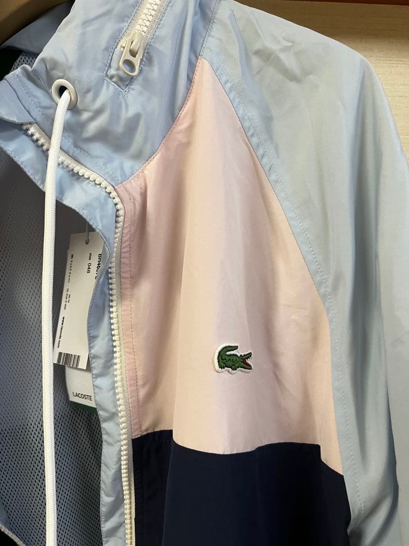 LACOSTE カラーブロックジップアップジャケット