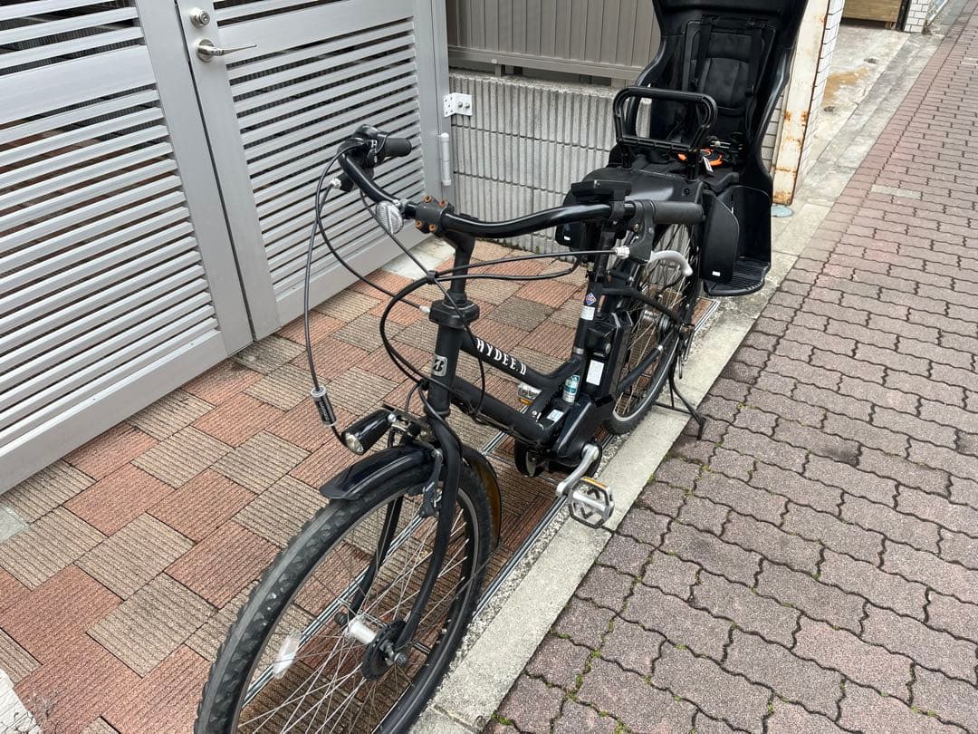 ちゃま　【引取限定】HYDEEⅡ 電動アシスト自転車 チャイルドシート付き