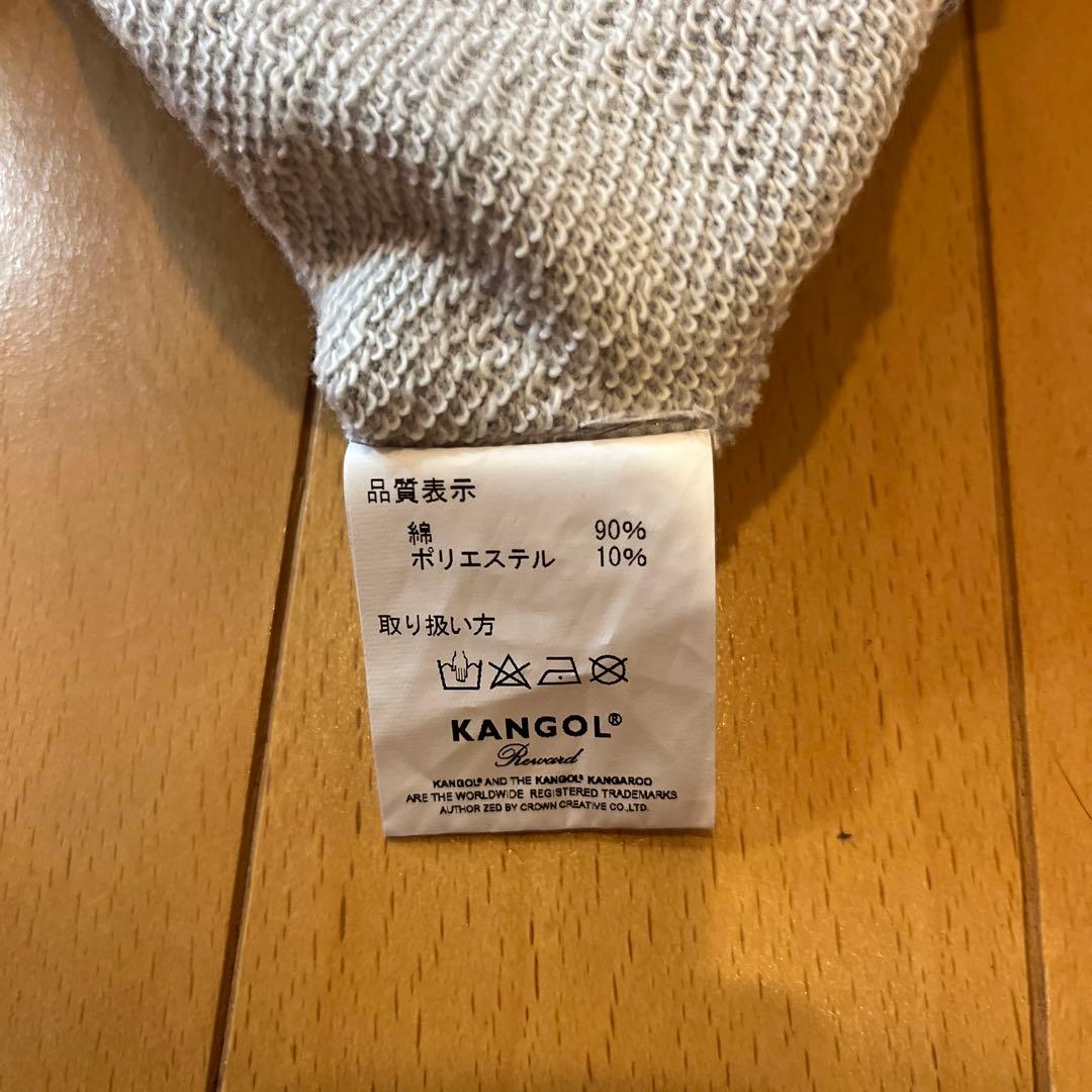 すしらーめんりく×KANGOL REWARD パーカーLグレー