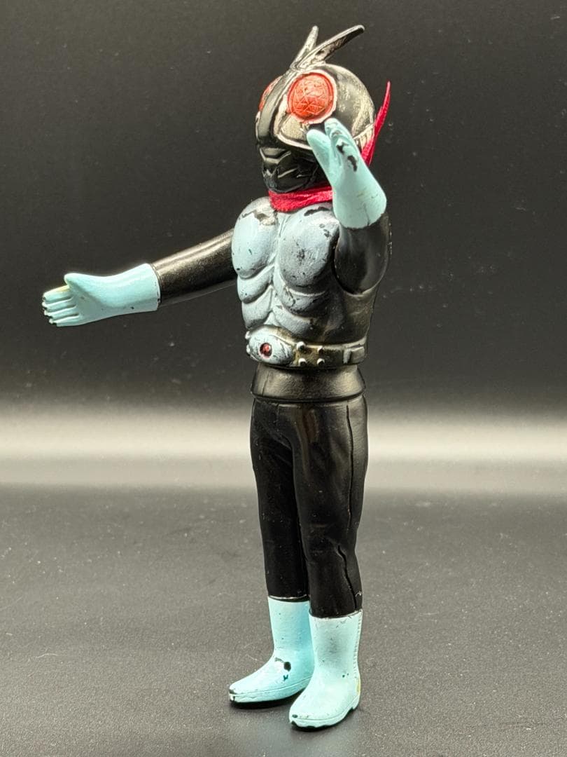 【希少・当時物】旧バンダイ 仮面ライダー ソフビ フィギュア ミドルサイズ