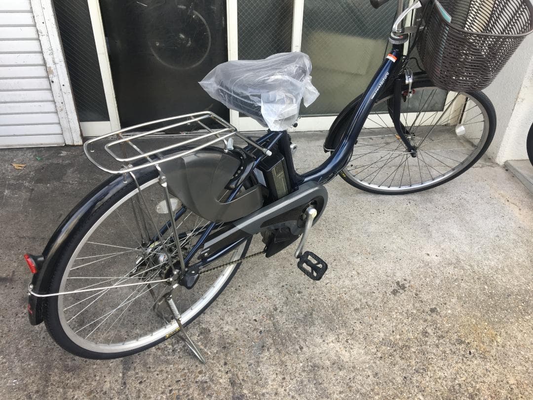 地域限定送料無料　パス　ナチュラ　12,3AH　子供乗せ　紺　神戸　電動自転車