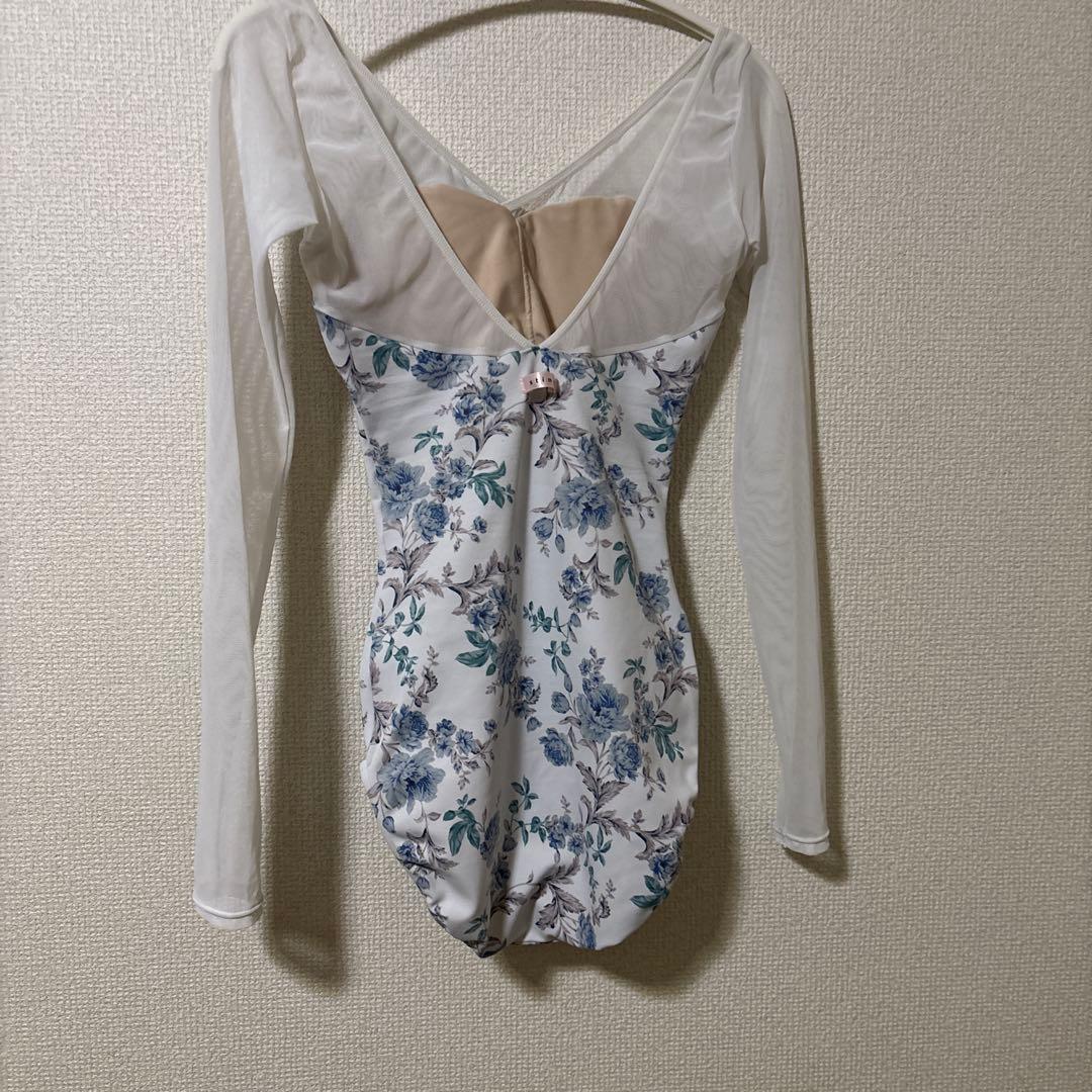 stina フラワープリント レオタード Sサイズ　美品