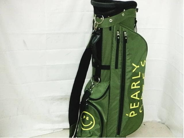 PEARLY GATES キャディバッグ グリーン 9.0型 スタンド超美品