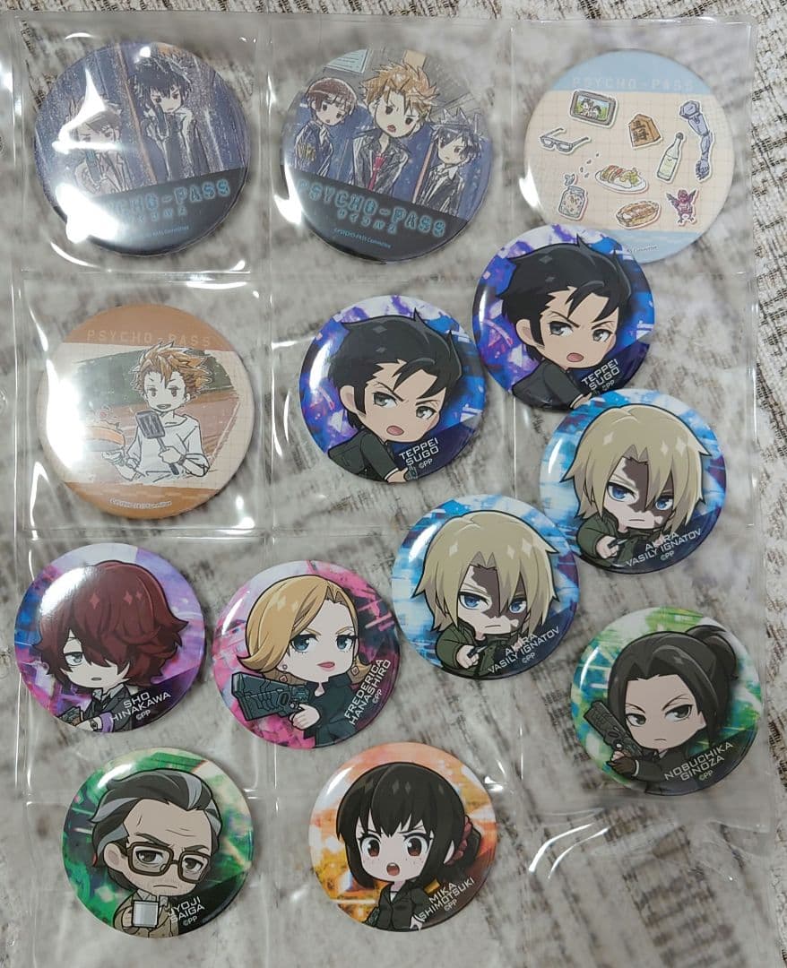PSYCHO-PASS　サイコパス　缶バッジ　まとめ売り