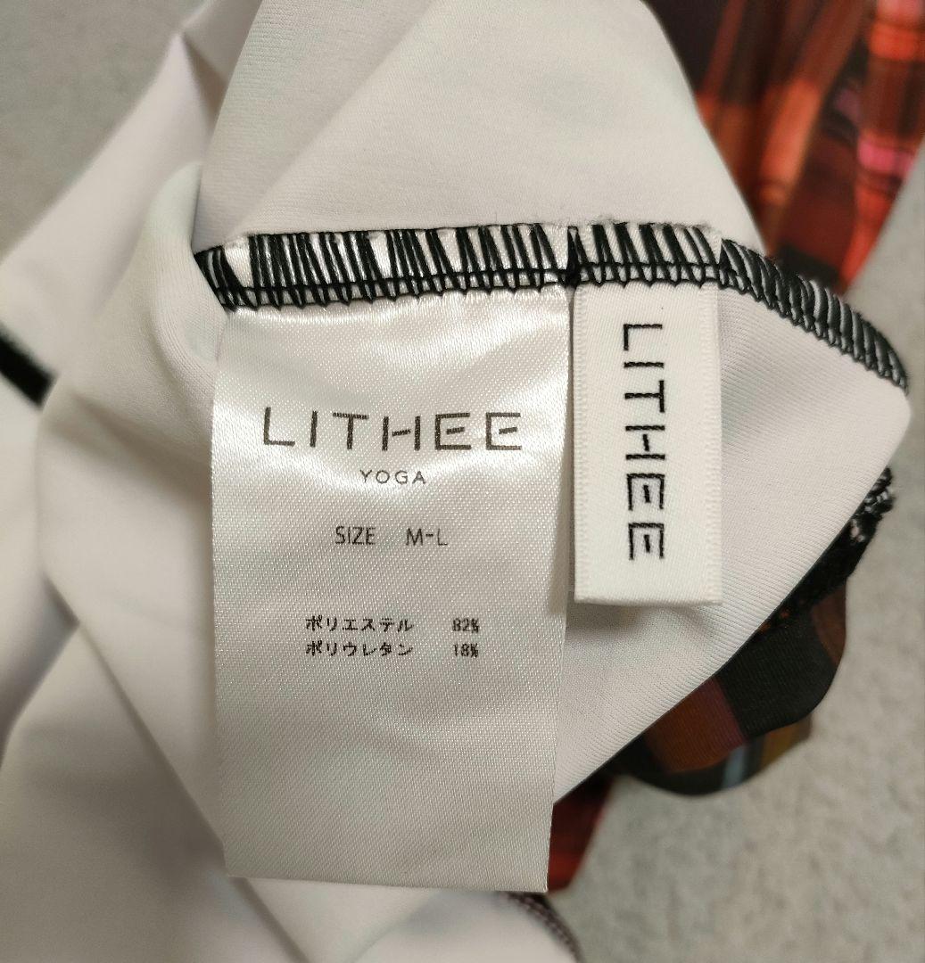 P　完売品　LITHEE（リジー）チェックプリントレギンス　M-L
