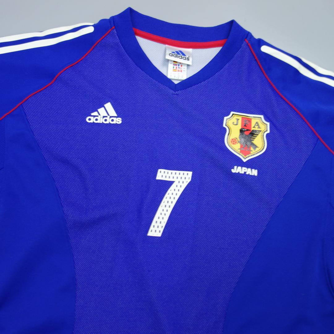 キ*マ様 9866美品 日韓W杯 日本代表 adidas サッカーユニフォーム