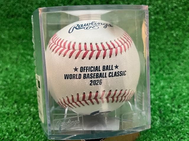 【106個限定62番】WBC2026ローリングスWBC公認試合球ケース入