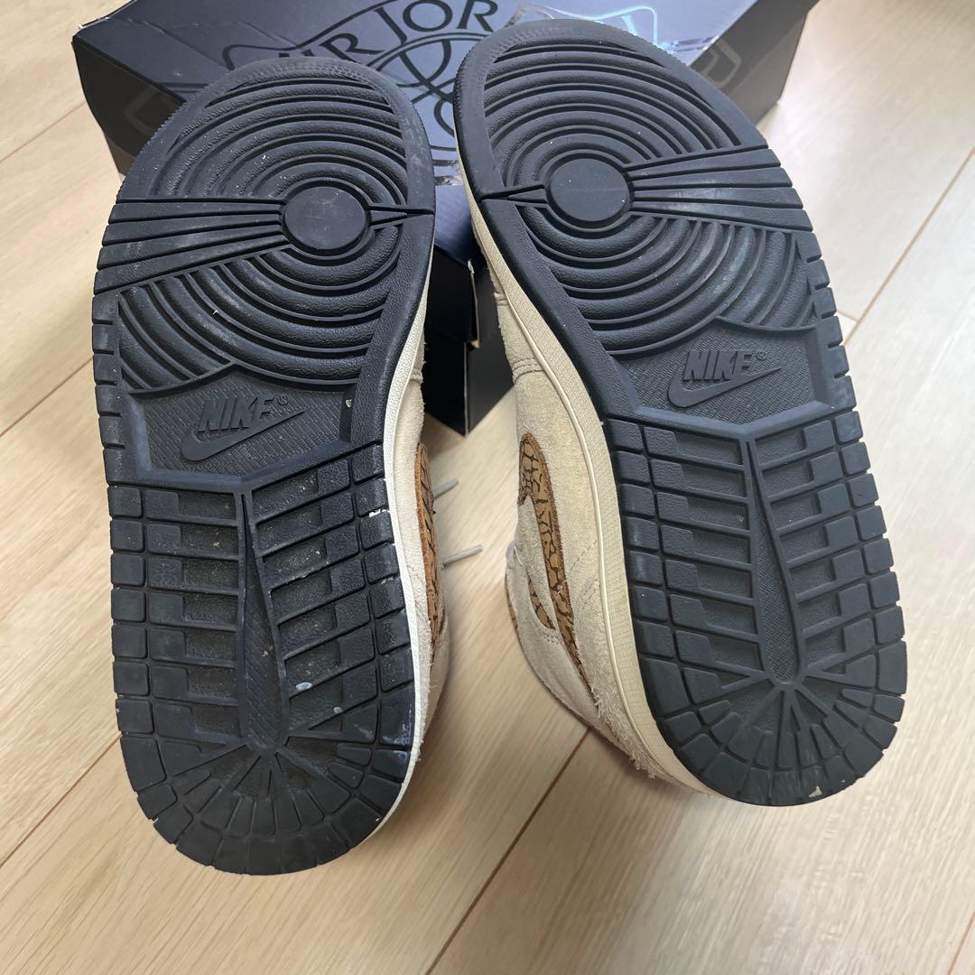 Nike Air Jordan 1 ホワイト/ブラウン