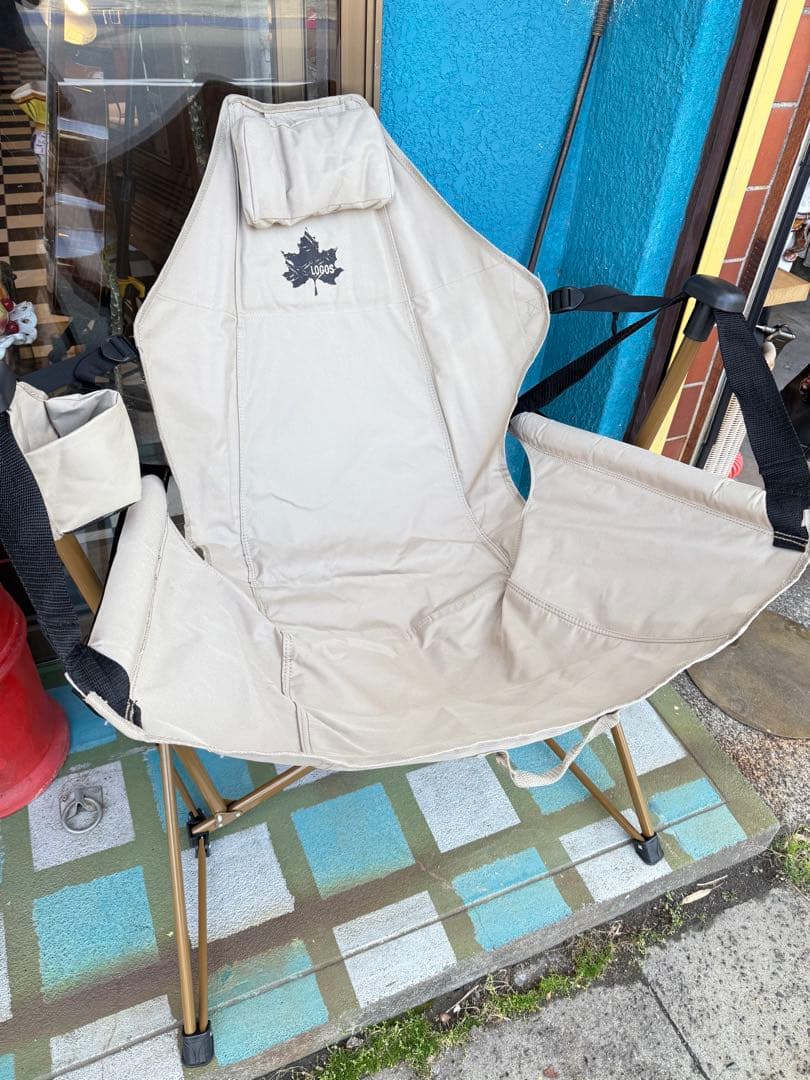 【美品】ハンモックチェア LOGOS アウトドア キャンプチェア　ロゴス