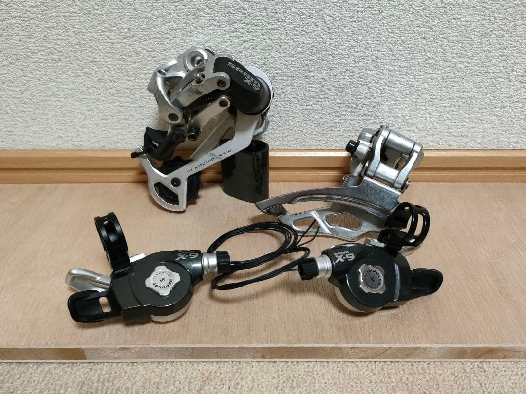 【オールドMTBレストアに！】SRAM X9 コンポーネントセット