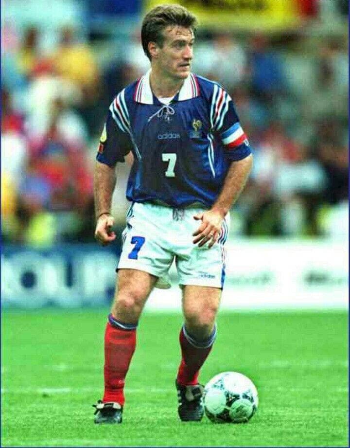 サッカーフランス代表ディディエ・デシャンのユニフォーム