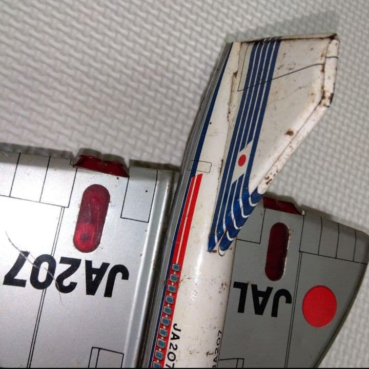 【ジャンク品】 激レア JAL JA207 ブリキ　コンコルド