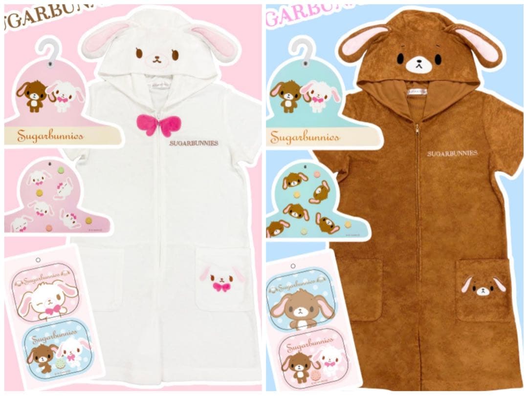 ♡新品♡シュガーバニーズ 着ぐるみ パジャマ 2点 Lサイズ サンリオ 量産型
